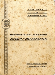 Díaz Alberdi. Biografía del maestro José de Usandizaga